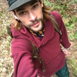 Melanzana micro grid hoodie - XL - Maroon